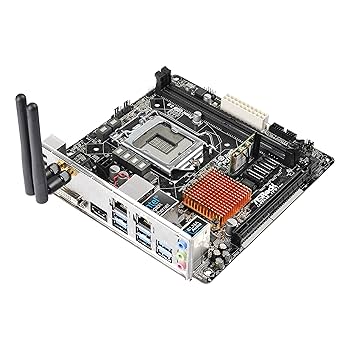intel - ASRock製 Mini-ITXマザーボード　H170M-ITX/ac　LGA1151 Amazon | ASRock H170M-ITX/ac MiniITXマザーボード MB3490